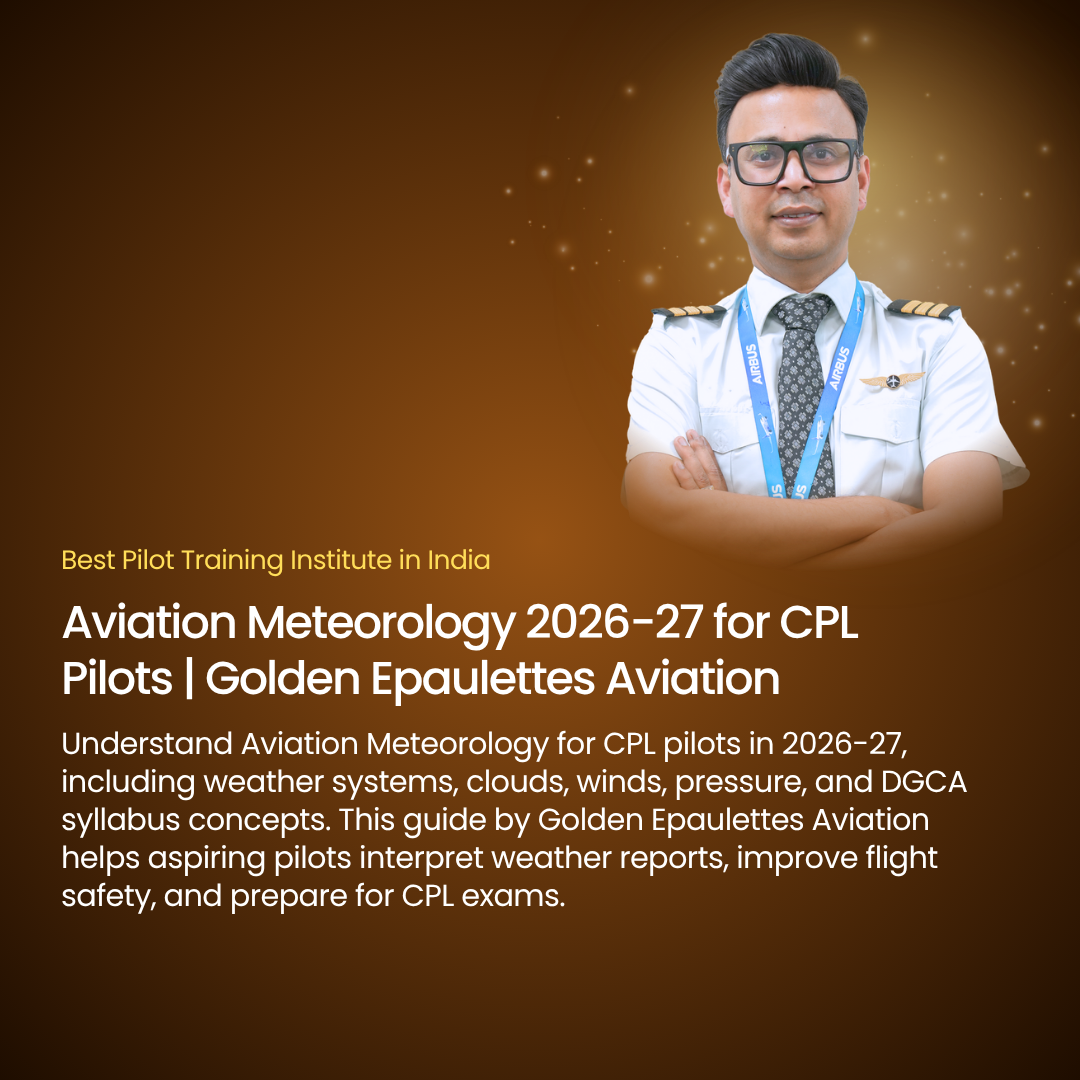 Aviation Meteorology 2026-27 for CPL Pilots | Golden Epaulettes Aviation